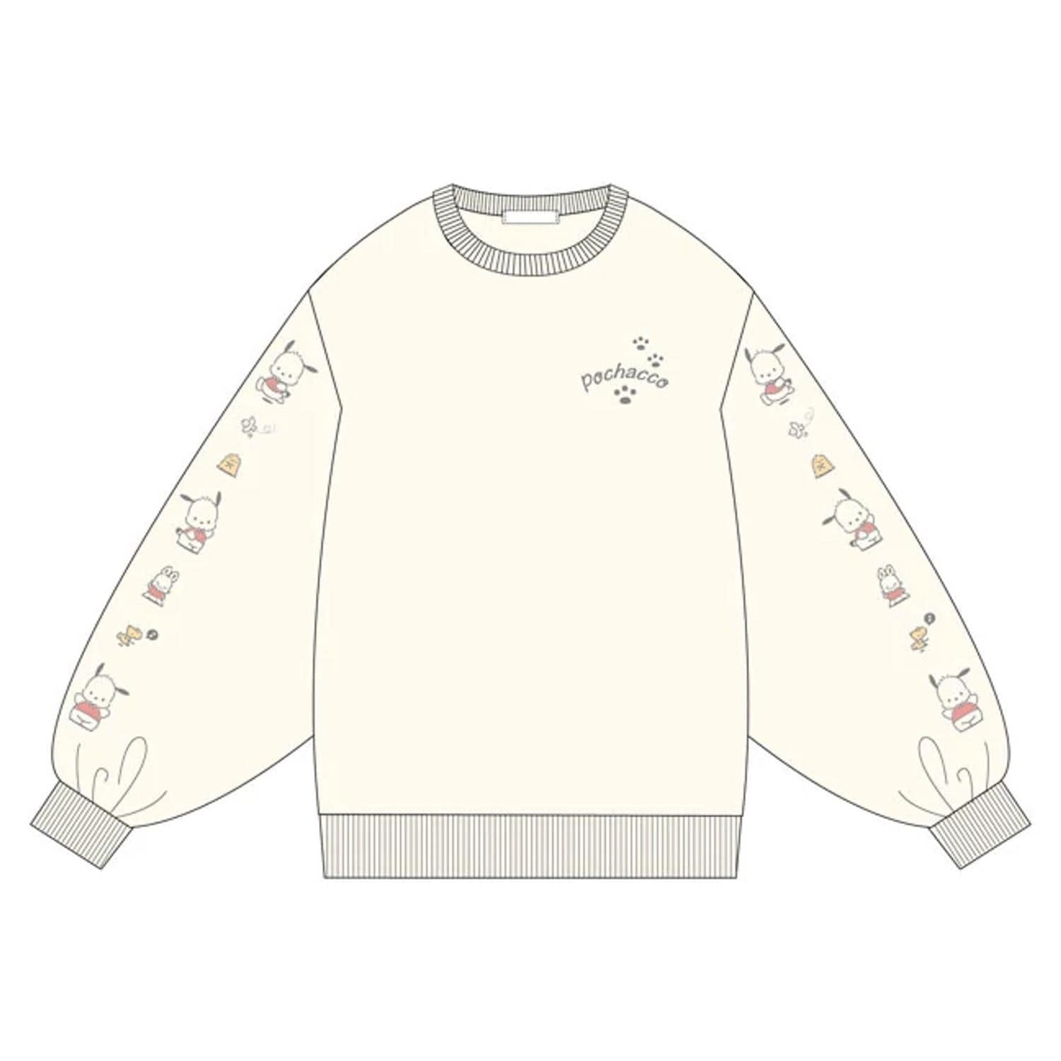 Pochacco Cream Sweatshirt