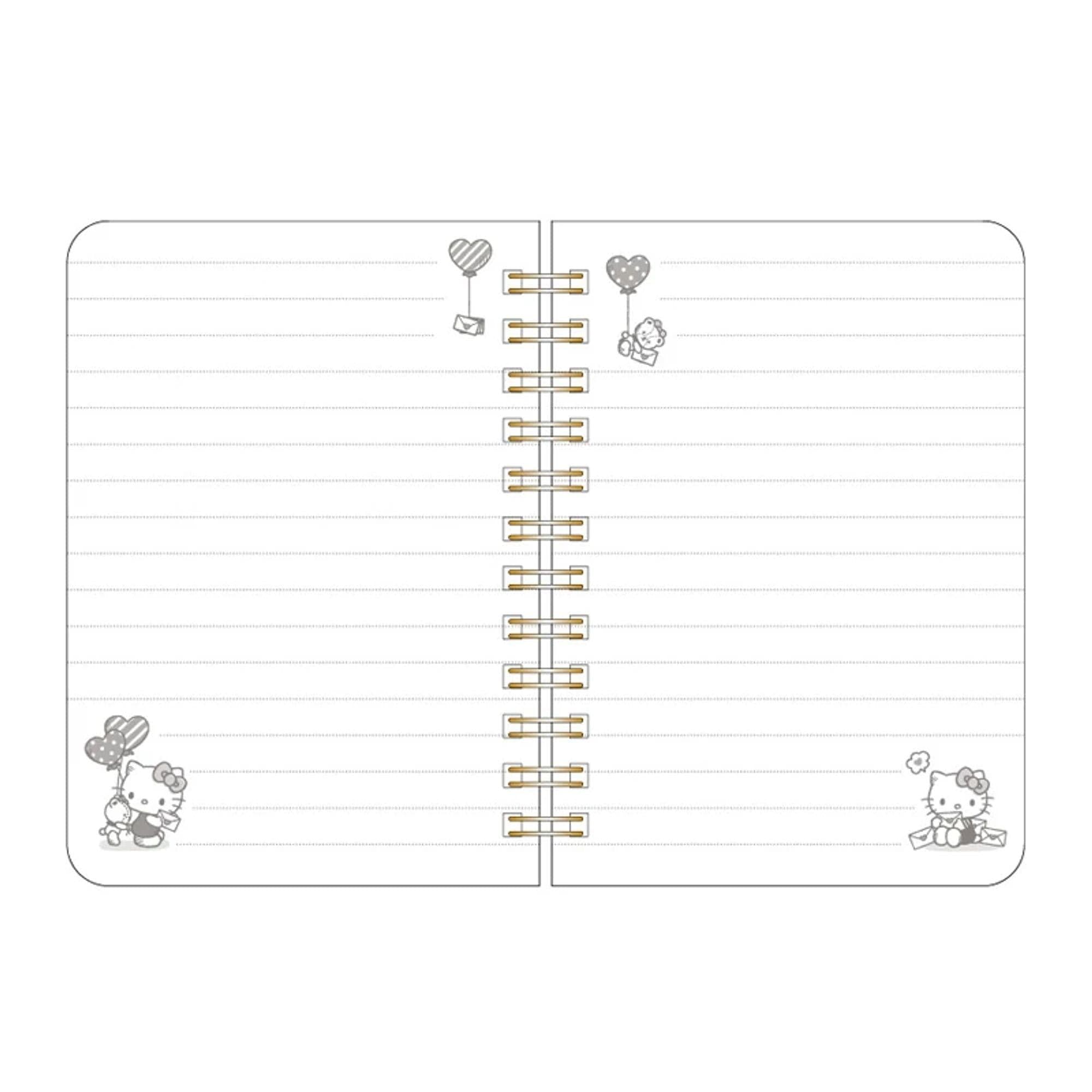 Hello Kitty and Tiny Chums B7 Lined Notebook