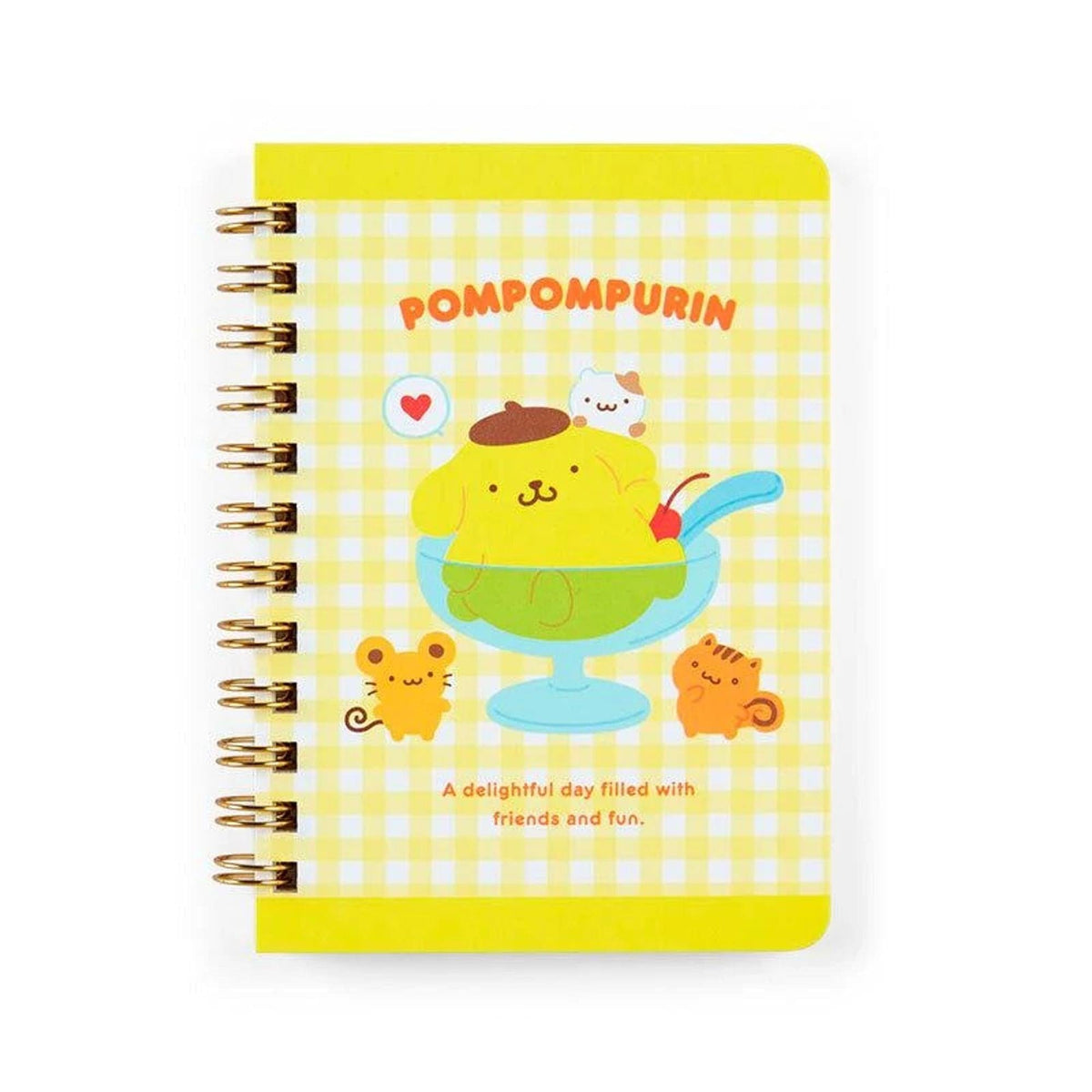 Pompompurin and Friends B7 Lined Notebook