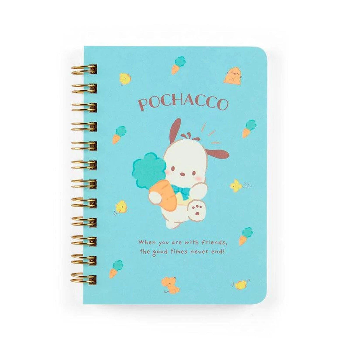 Pochacco with Carrot B7 Lined Notebook