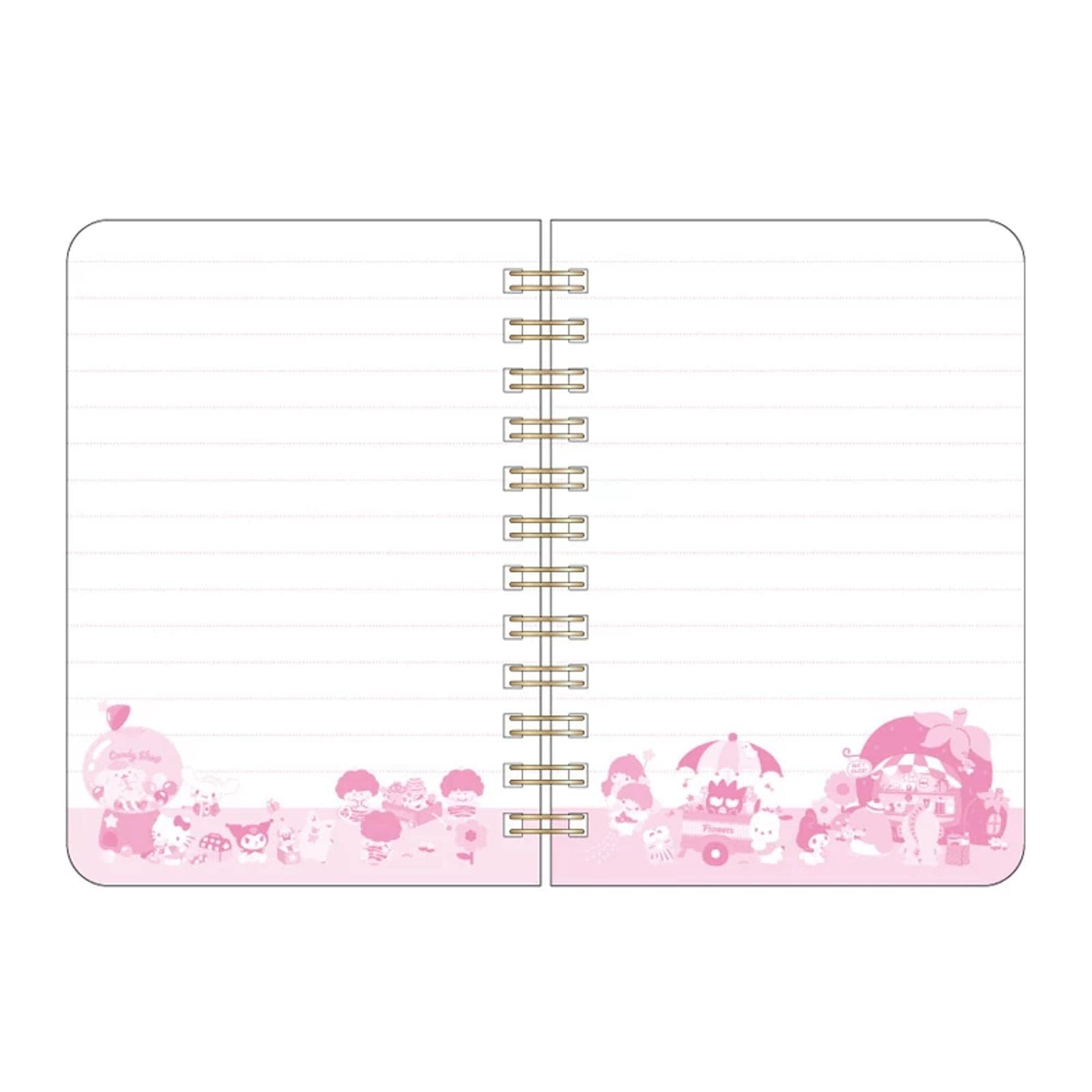 Sanrio Characters B7 Lined Notebook