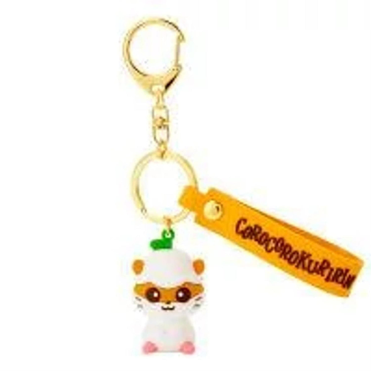 Corocorokuririn Rubber Keychain with Character Mascot