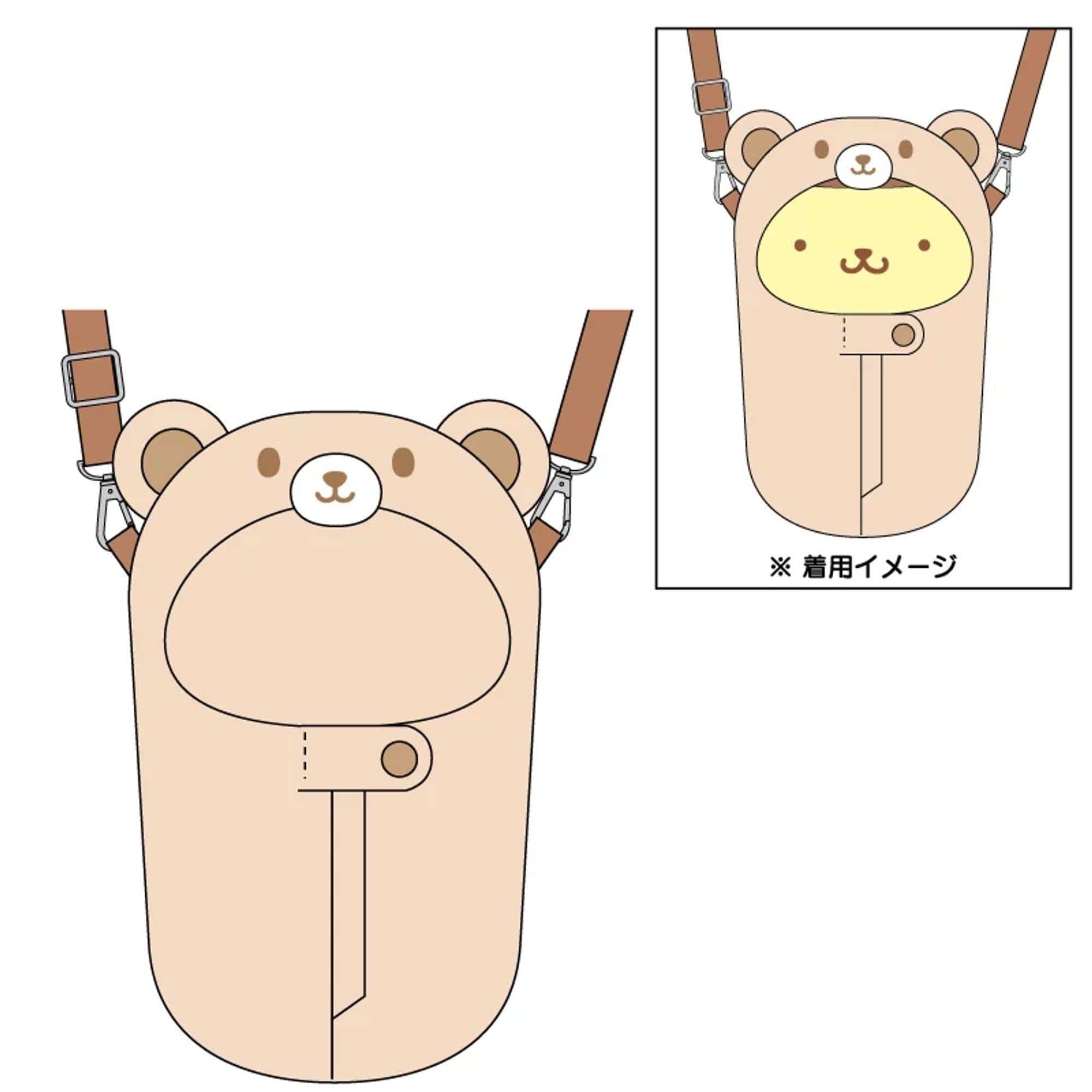 Bear Carrying Bag for Sanrio Dress-up Dolls