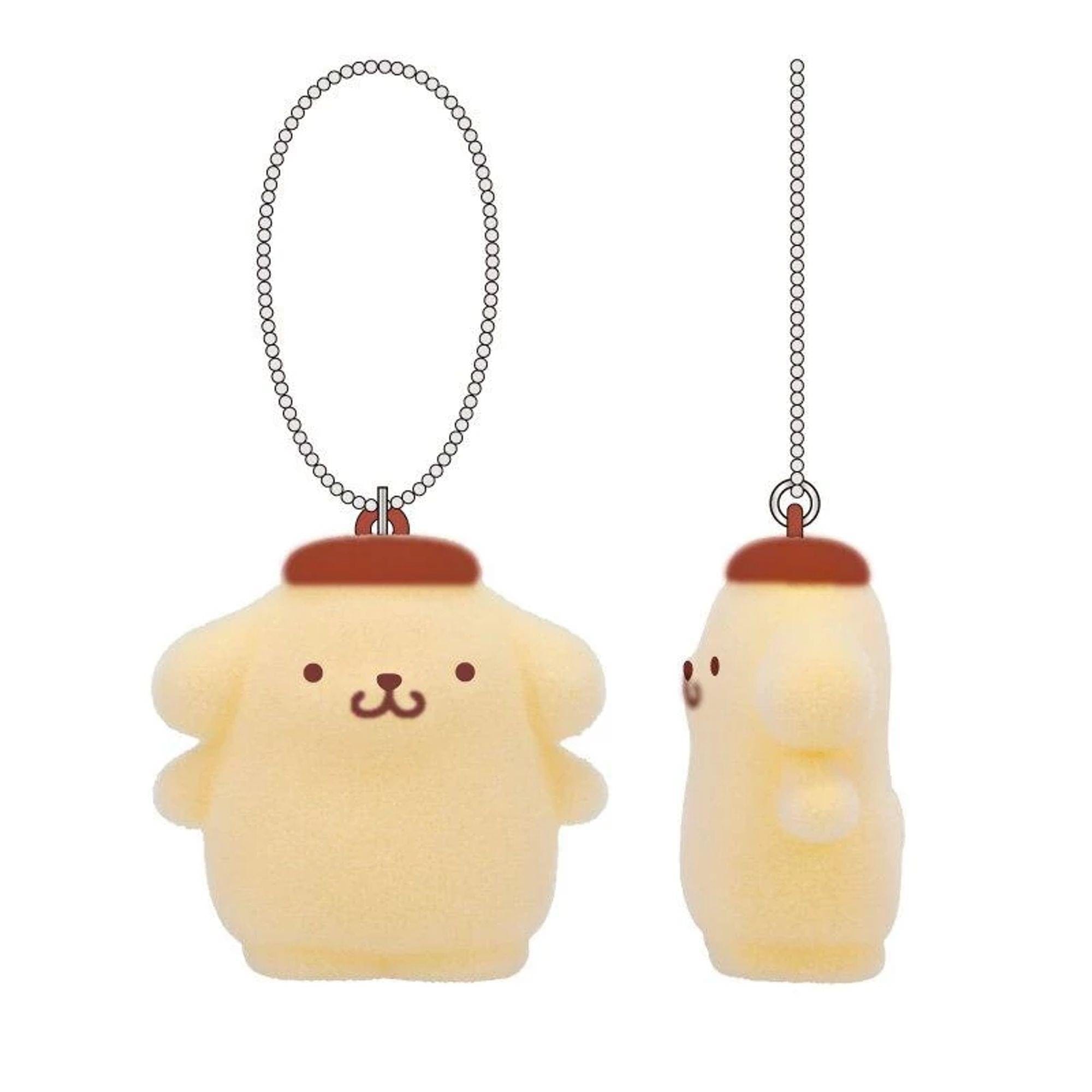 Pompompurin Flocky Keychain