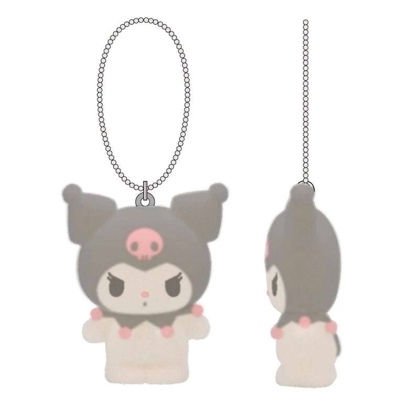 Kuromi Flocky Keychain