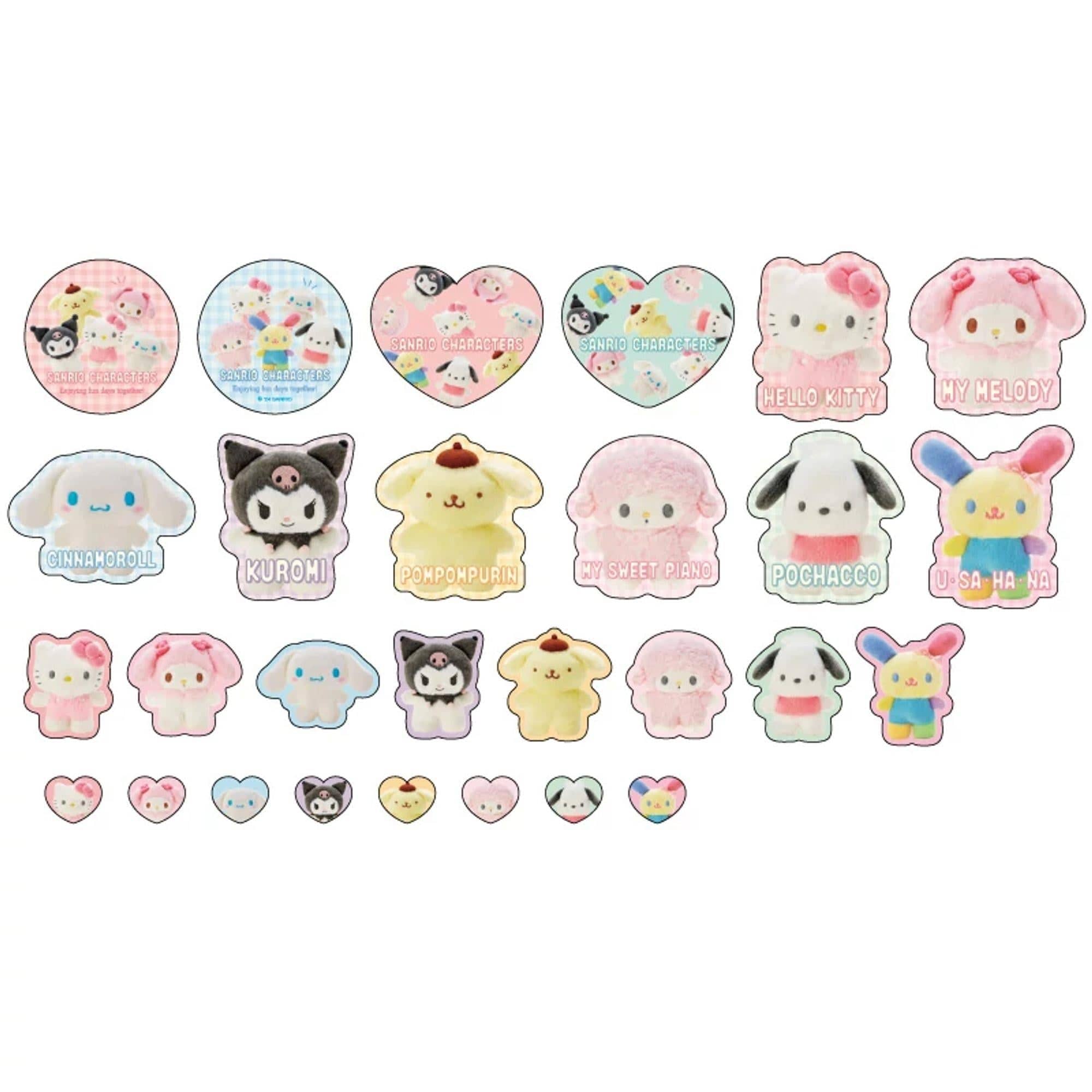 Sanrio Photo Friends Collection Sticker Flakes