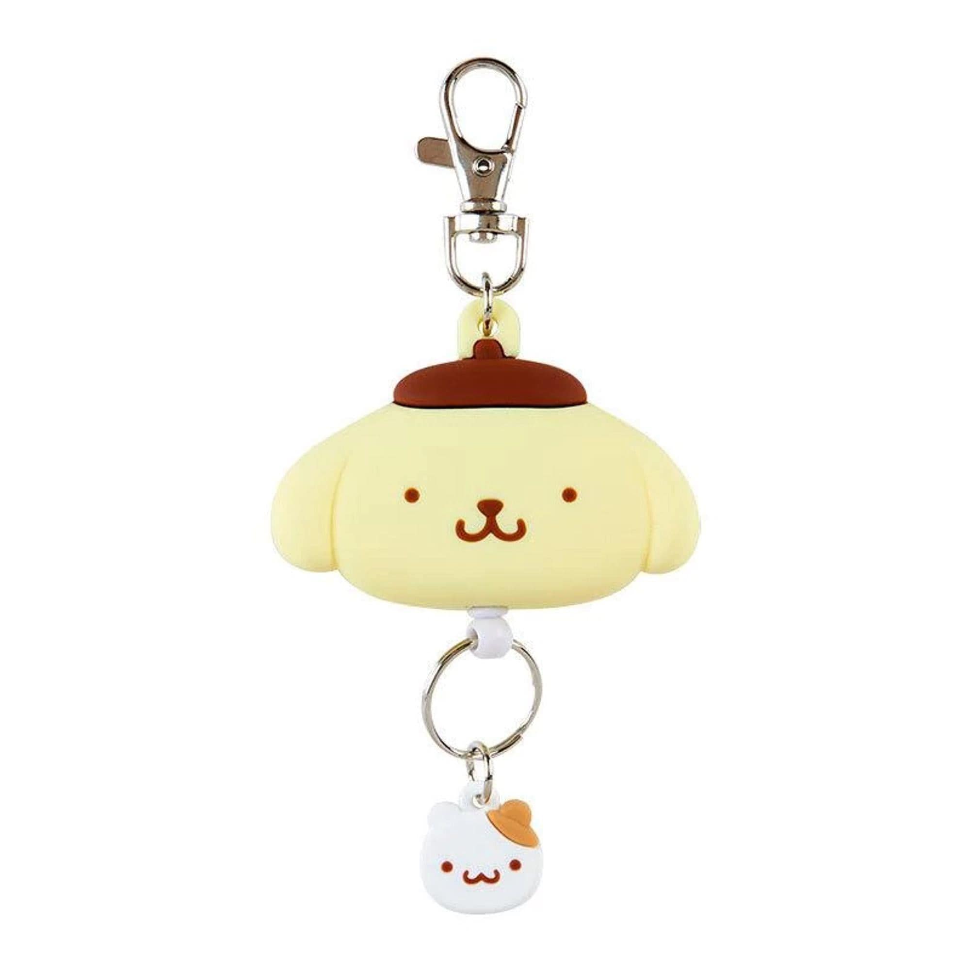 Pompompurin Keychain with Badge Reel