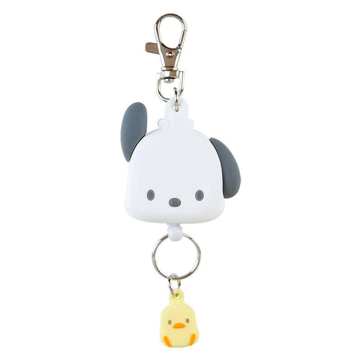 Pochacco Keychain with Badge Reel