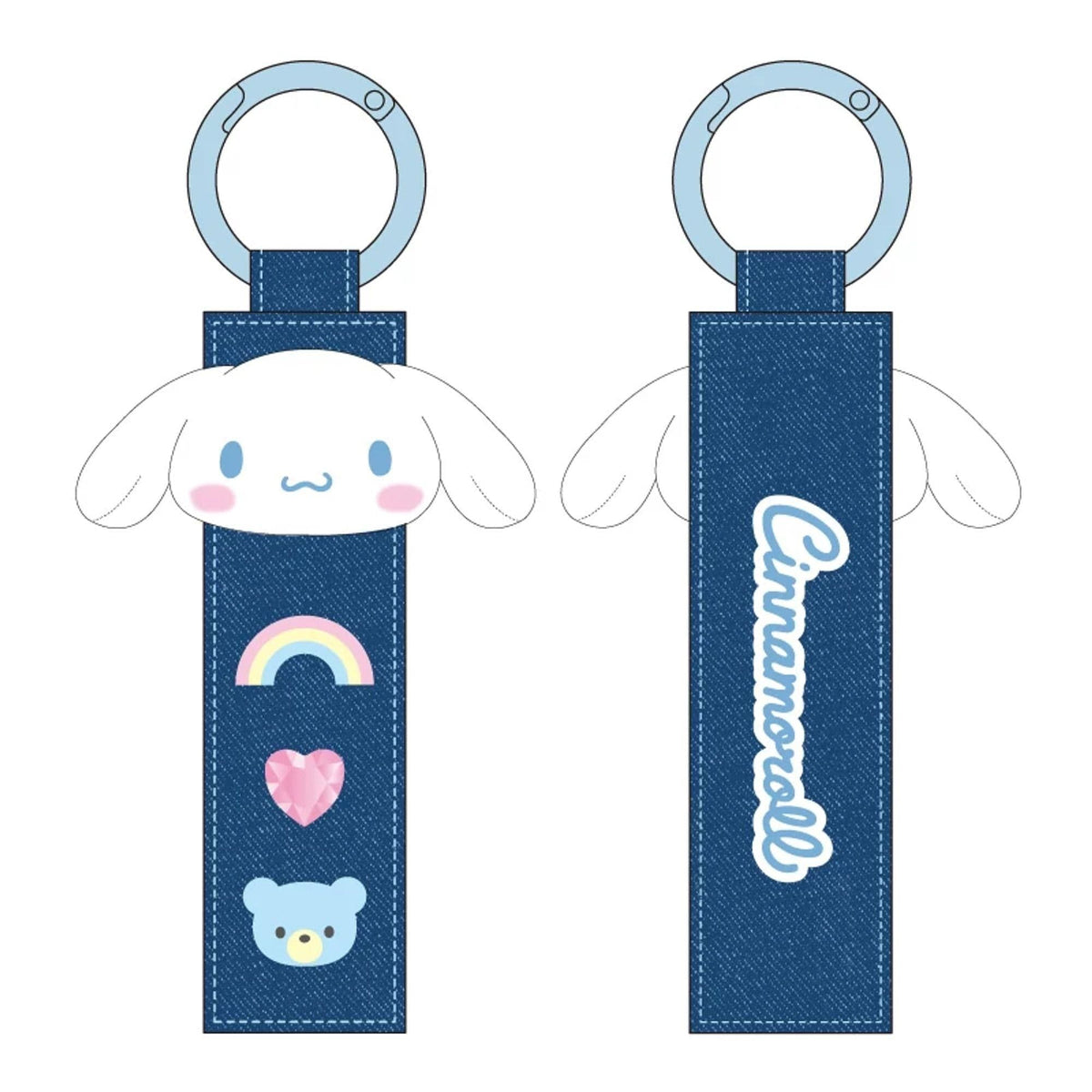 Cinnamoroll Sanrio Denim Collection Strap Keychain