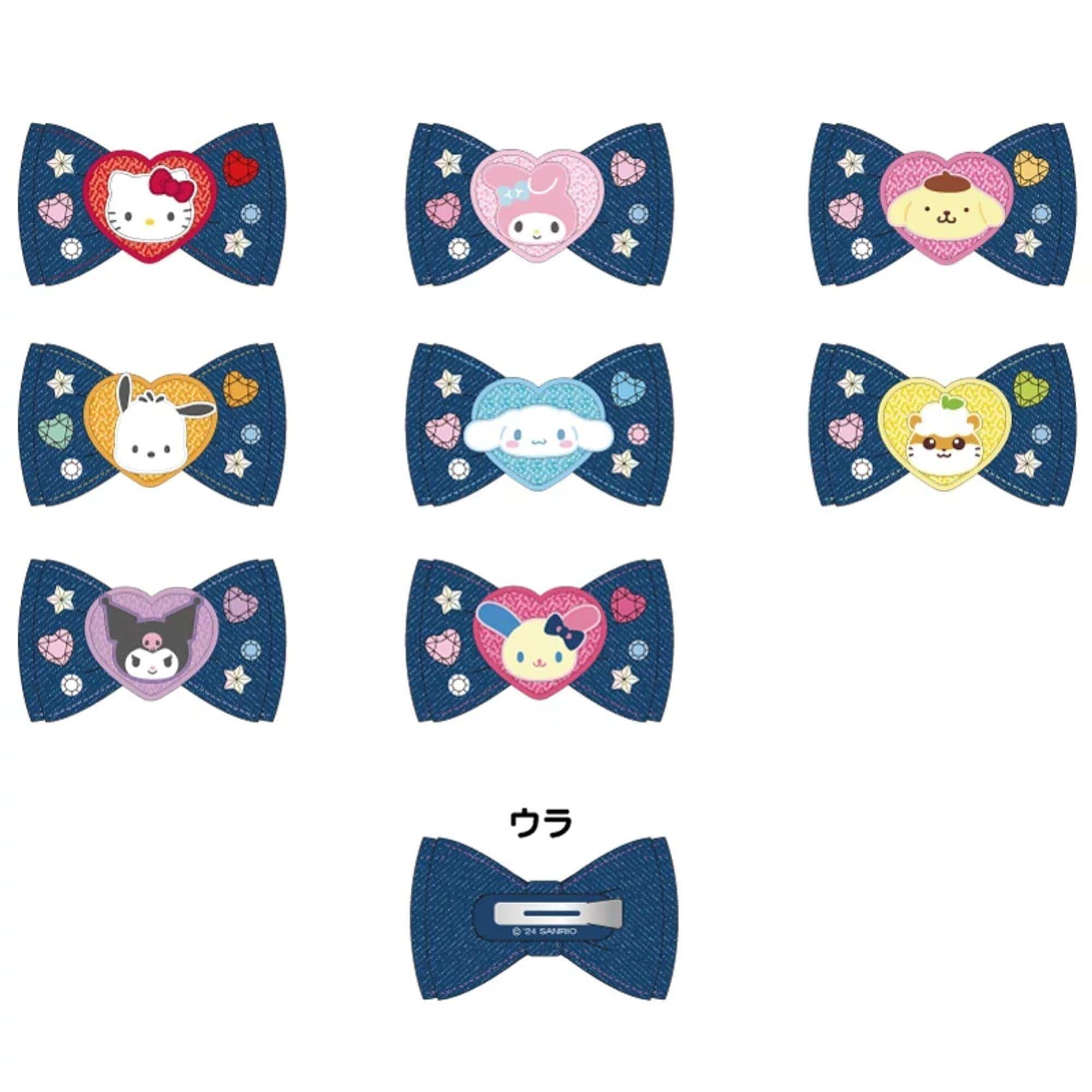 Sanrio Denim Collection Hair Clip Blind Box