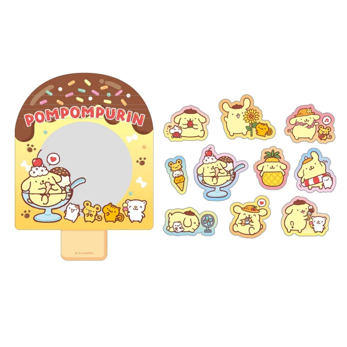 Pompompurin Popsicle Stickers