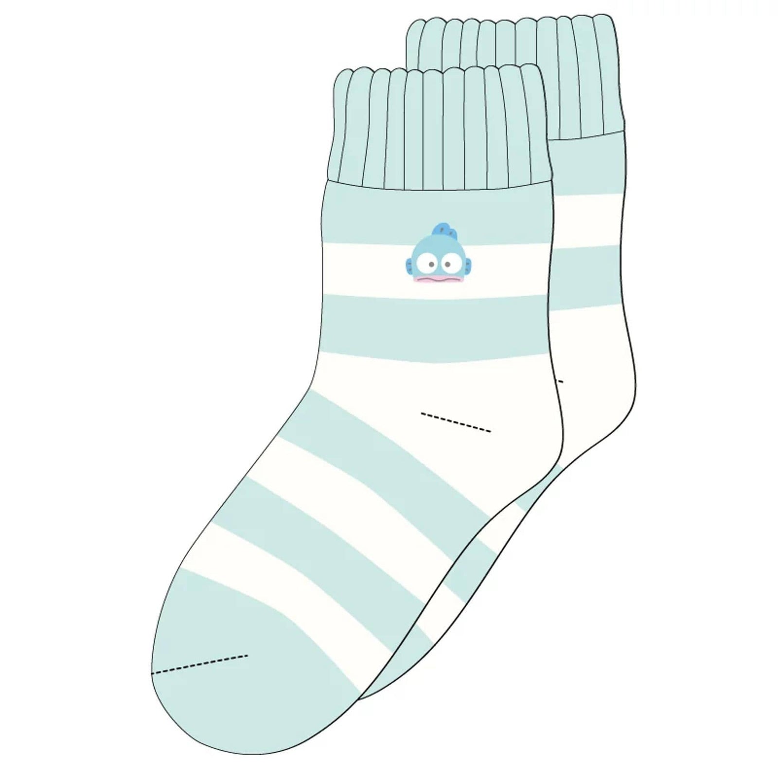 Hangyodon Striped Crew Socks