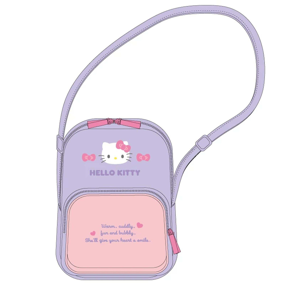 Hello Kitty Purple &amp; Pink Shoulder Bag