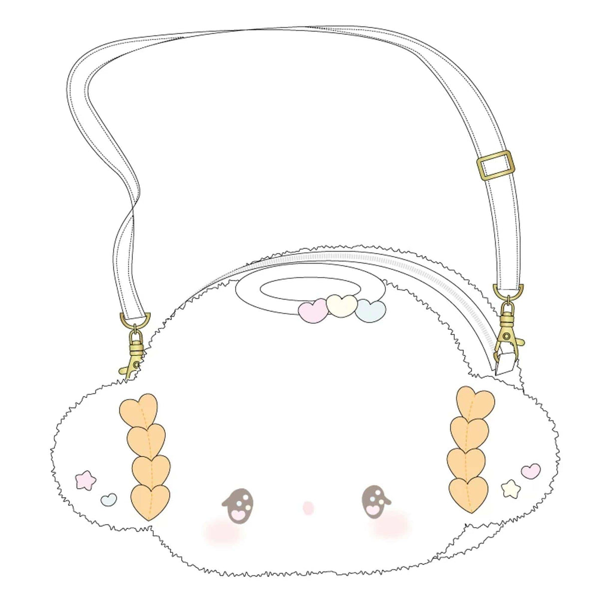 Cogimyun Dance Collection Sanrio Originals Collectible Diecut Shoulder Bag