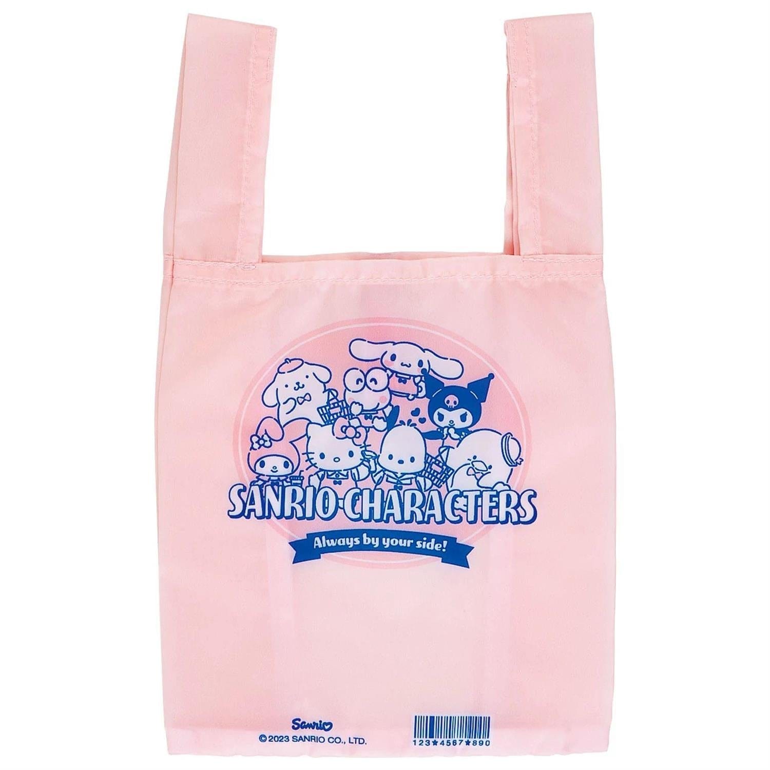 Sanrio Characters Pink Reusable Shopping Bag
