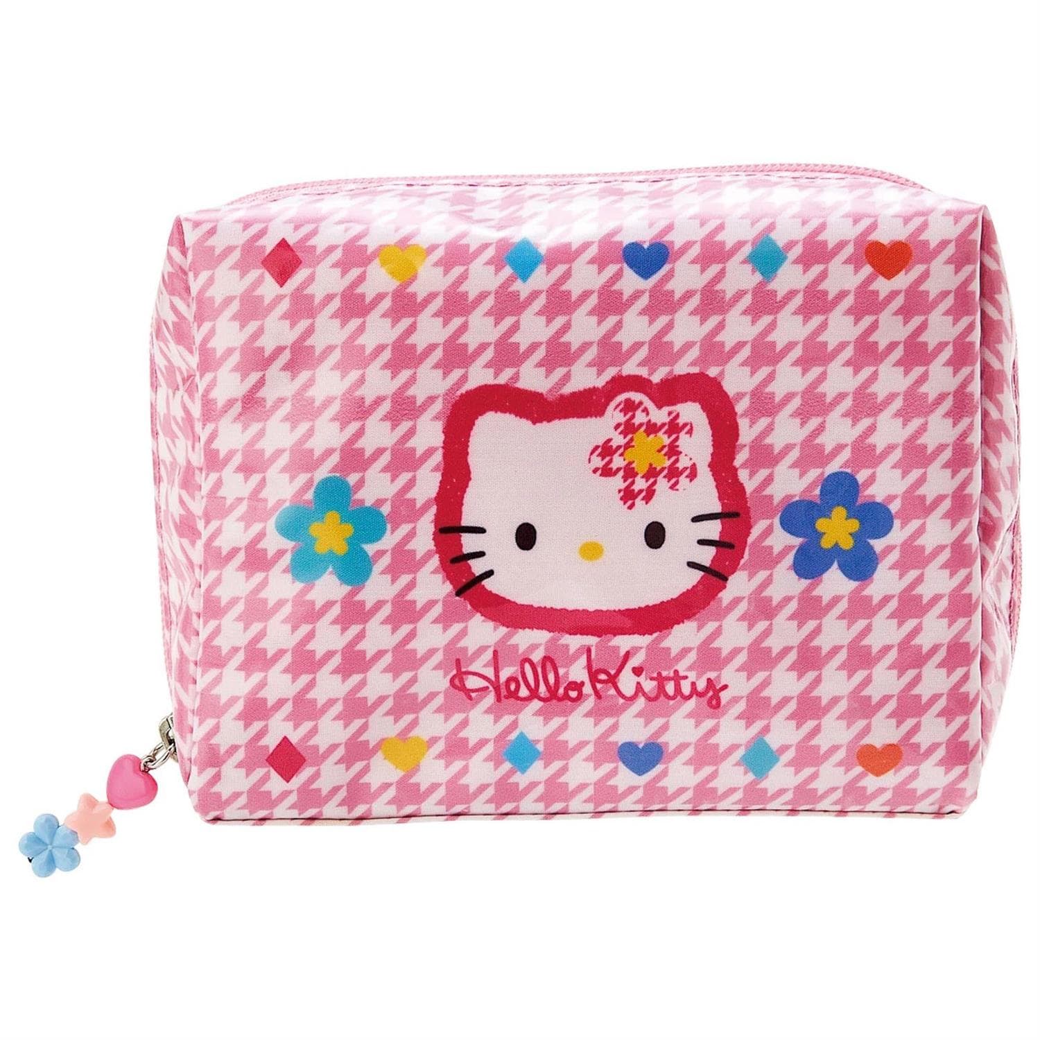 Hello Kitty Houndstooth Pouch (Kaohana Collection)