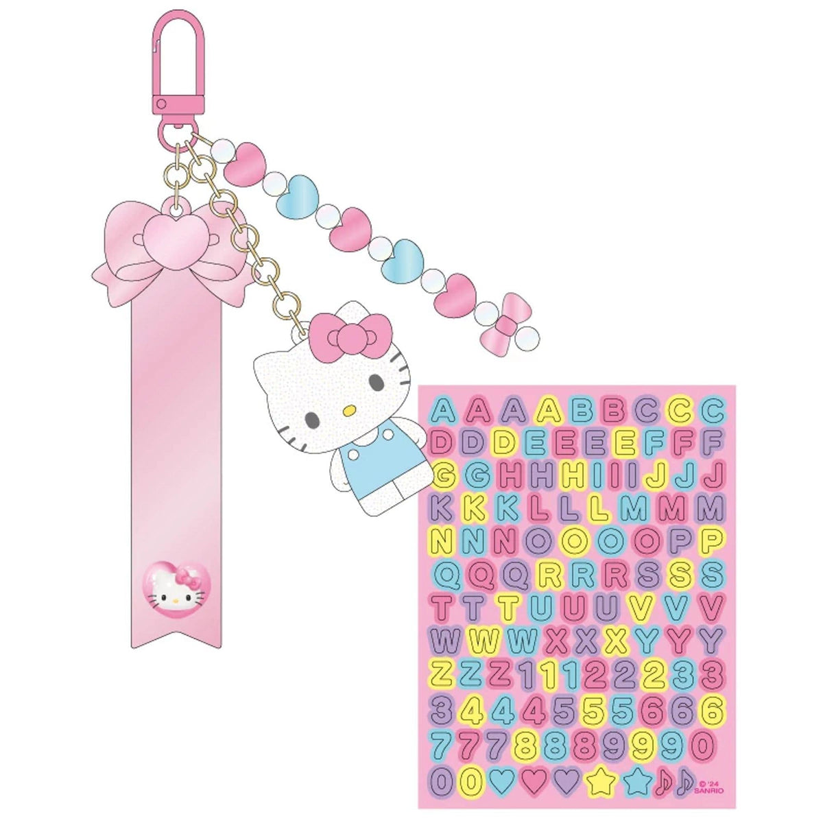 Hello Kitty Personalized Clear Keychain