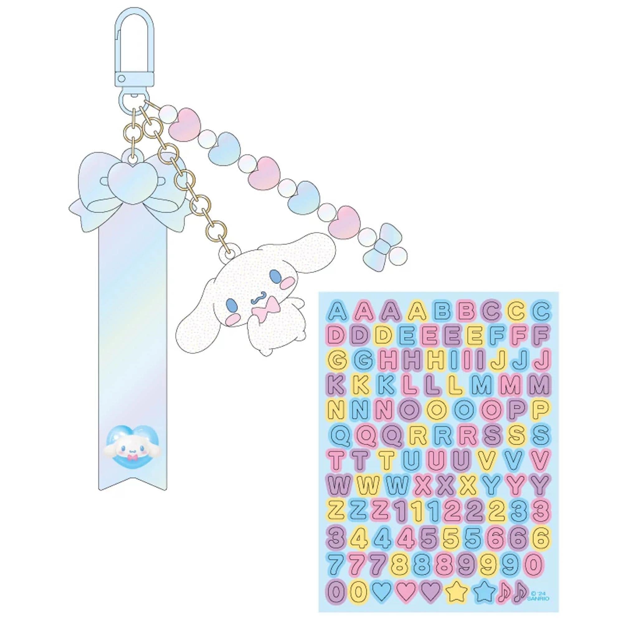 Cinnamoroll Personalized Clear Keychain