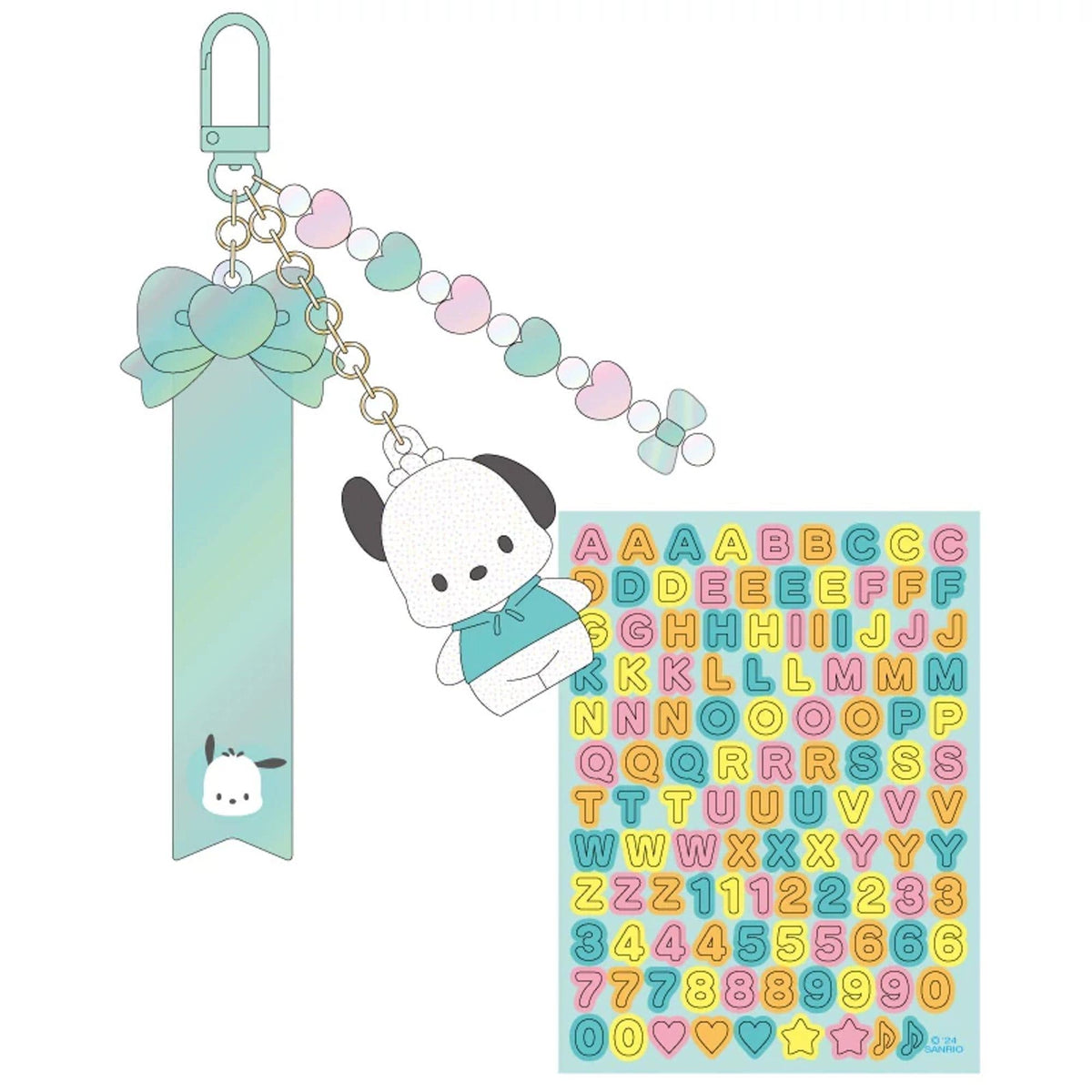 Pochacco Personalized Clear Keychain