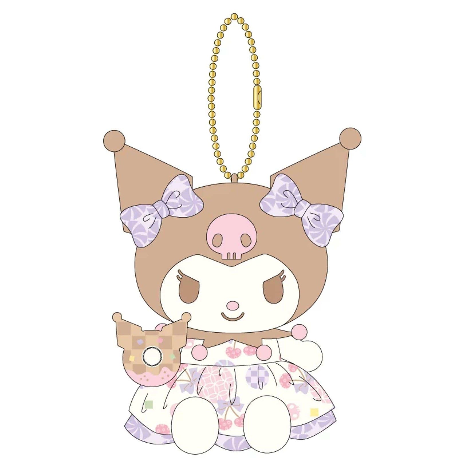 Kuromi Pastel Keychain