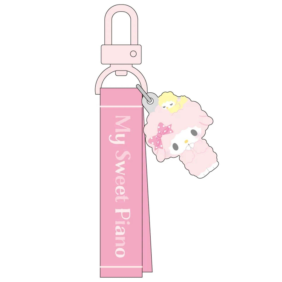 My Sweet Piano Strap Keychain