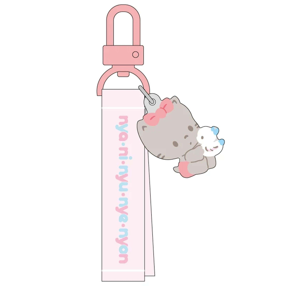 Nya Ni Nyu Nye Nyon Strap Keychain