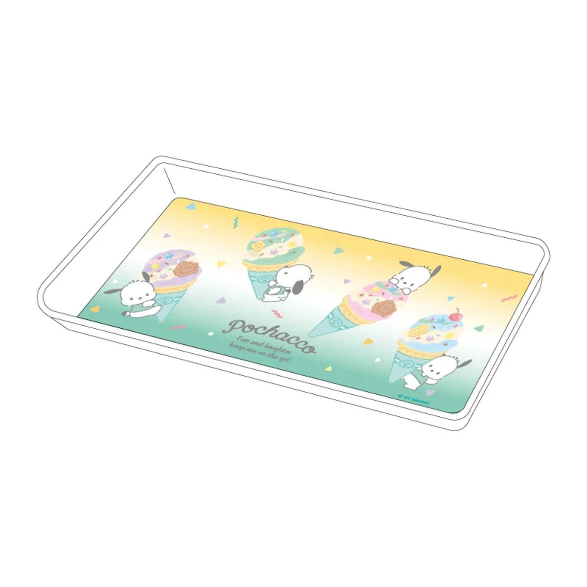 Pochacco Ice Cream Pen Tray