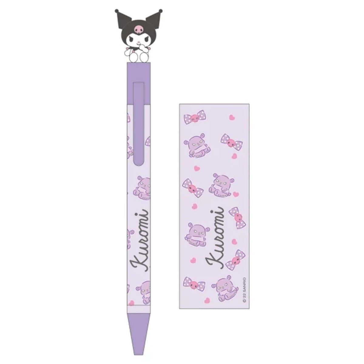 Kuromi Mascot Topper Ballpoint Pen