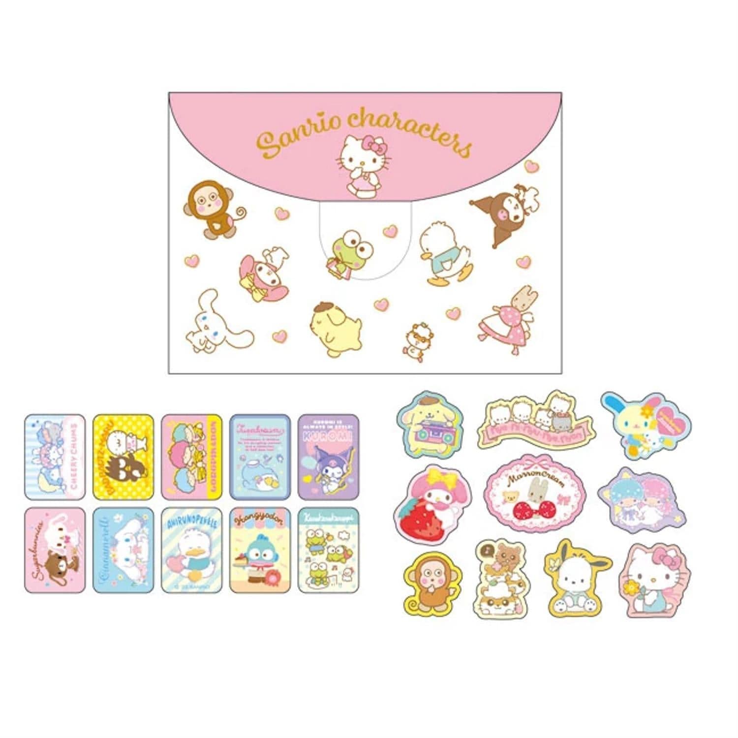 Sanrio Characters Sticker Flakes with Pouch