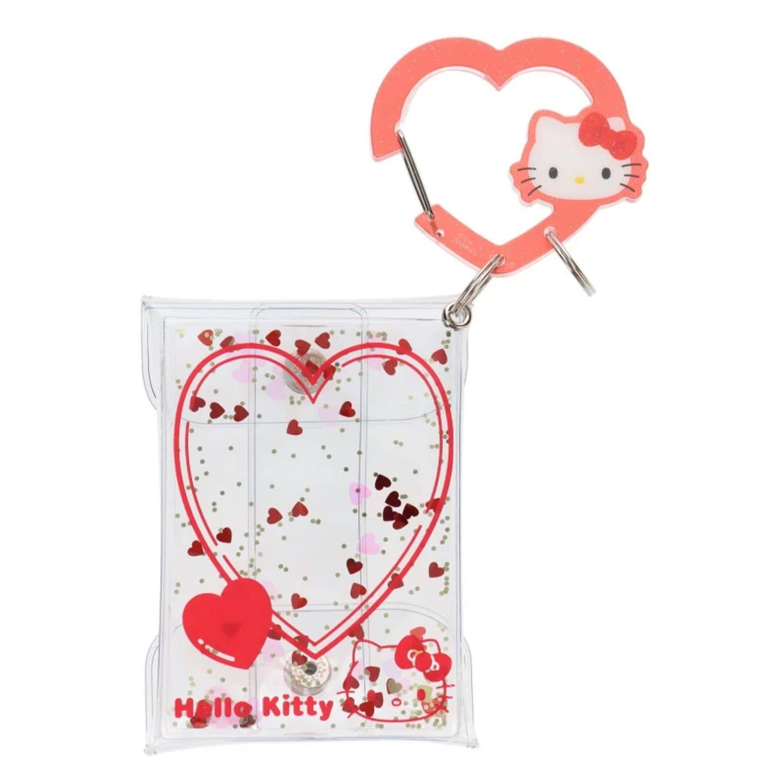 Hello Kitty Hearts Display Pouch Keychain