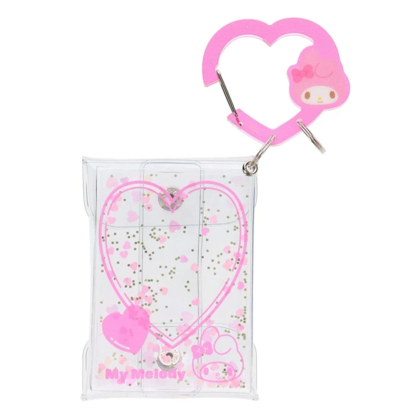 My Melody Hearts Display Pouch Keychain