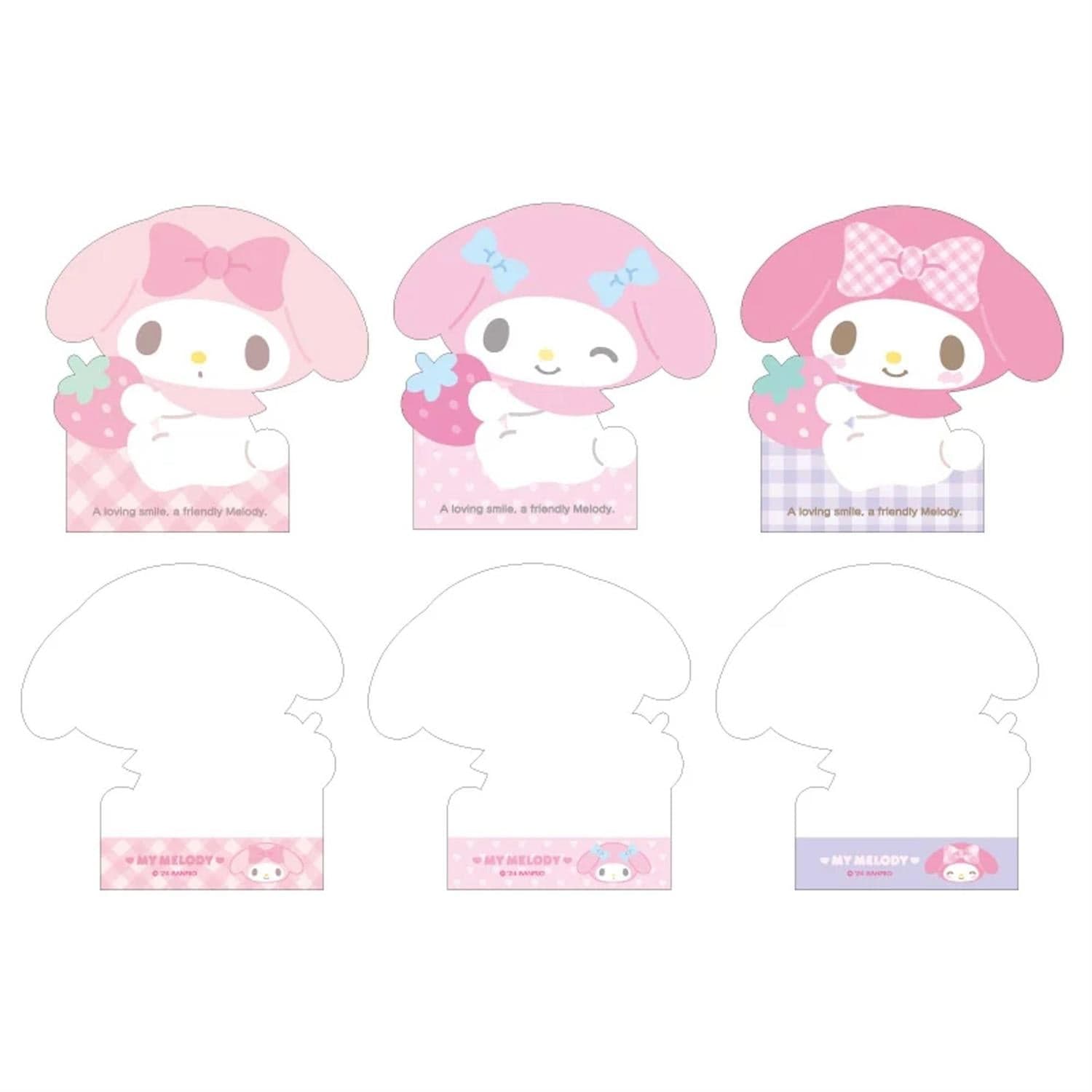 My Melody Classic Diecut Memo Pad