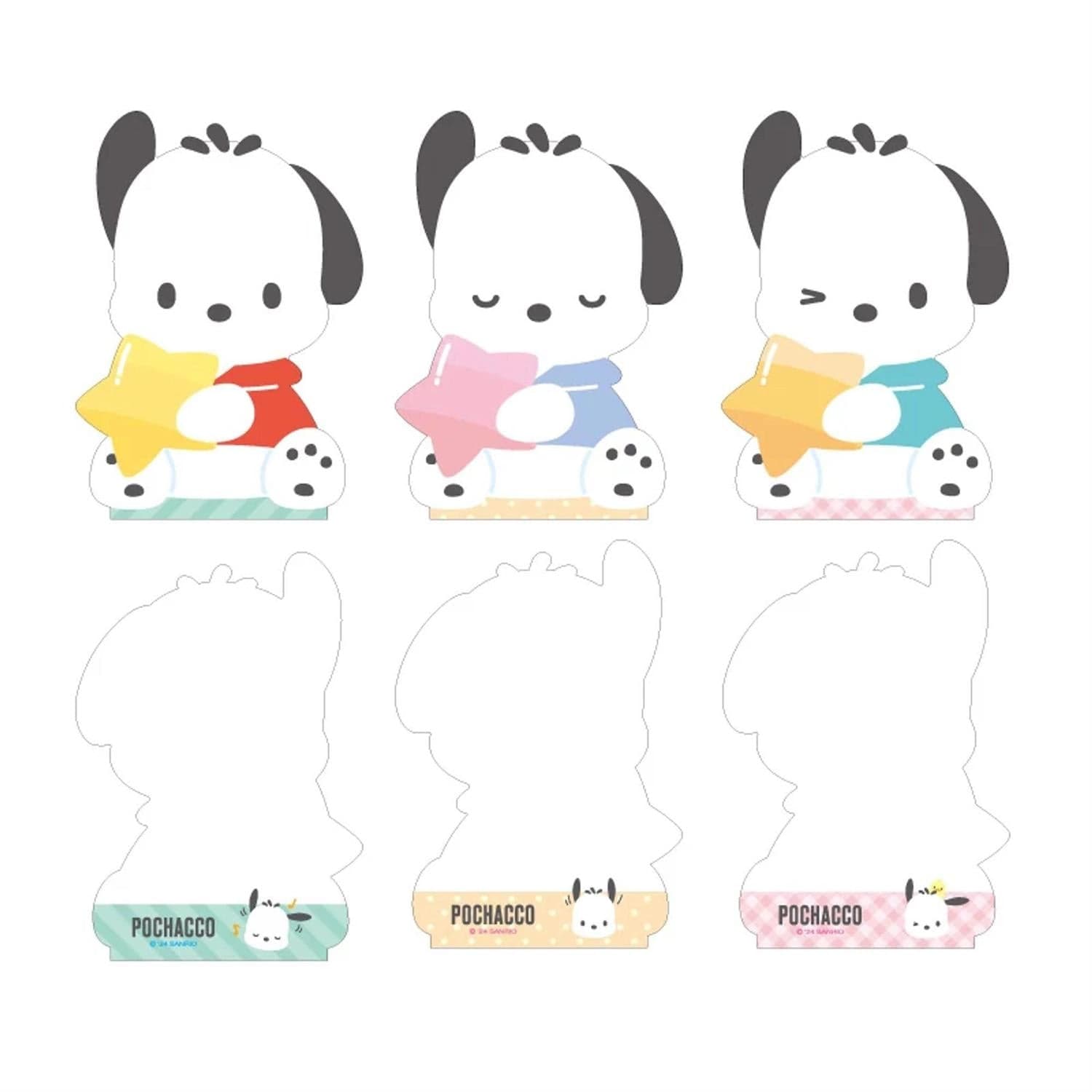 Pochacco Classic Diecut Memo Pad