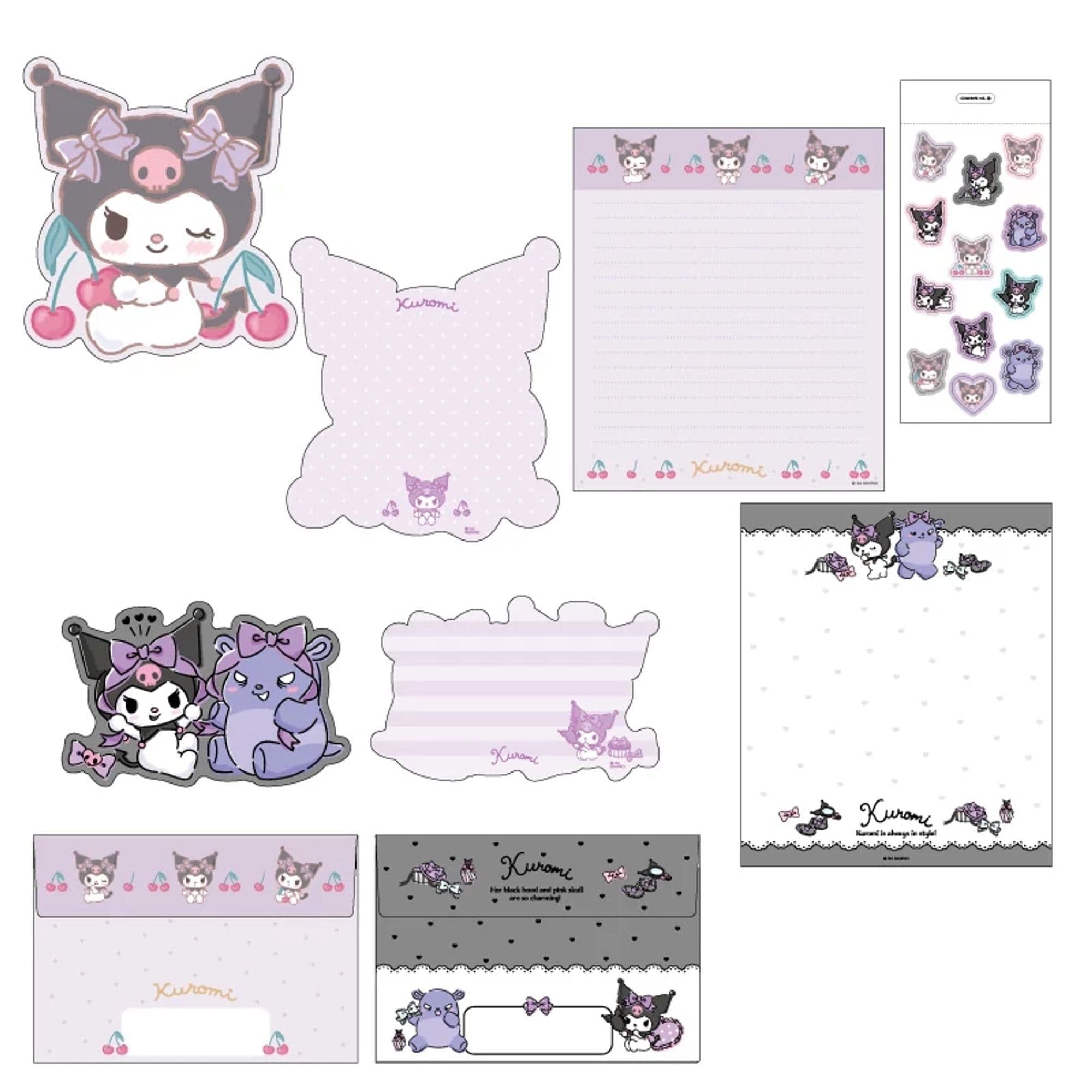 Kuromi Letter Set