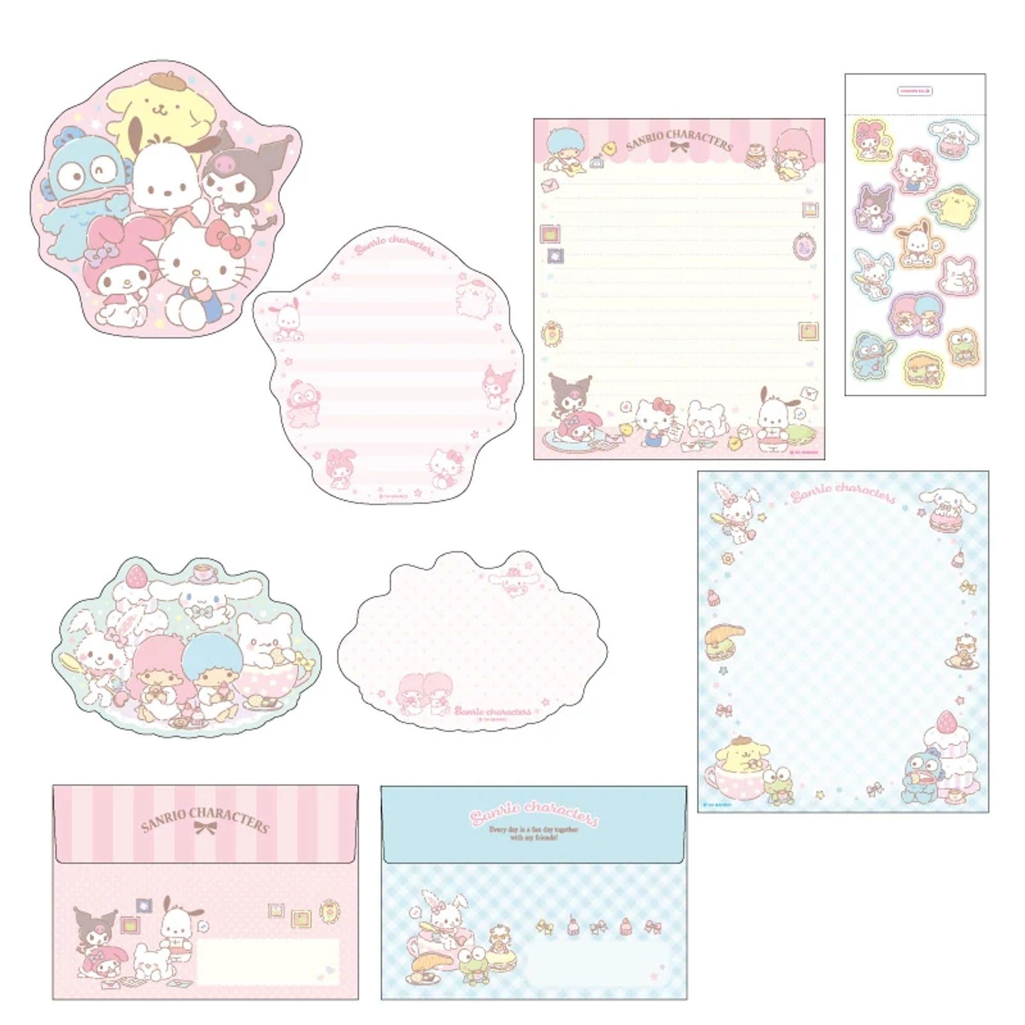 Sanrio Characters Letter Set