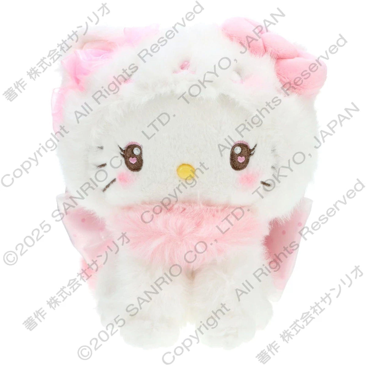 Hello Kitty Kitten Bow Plush