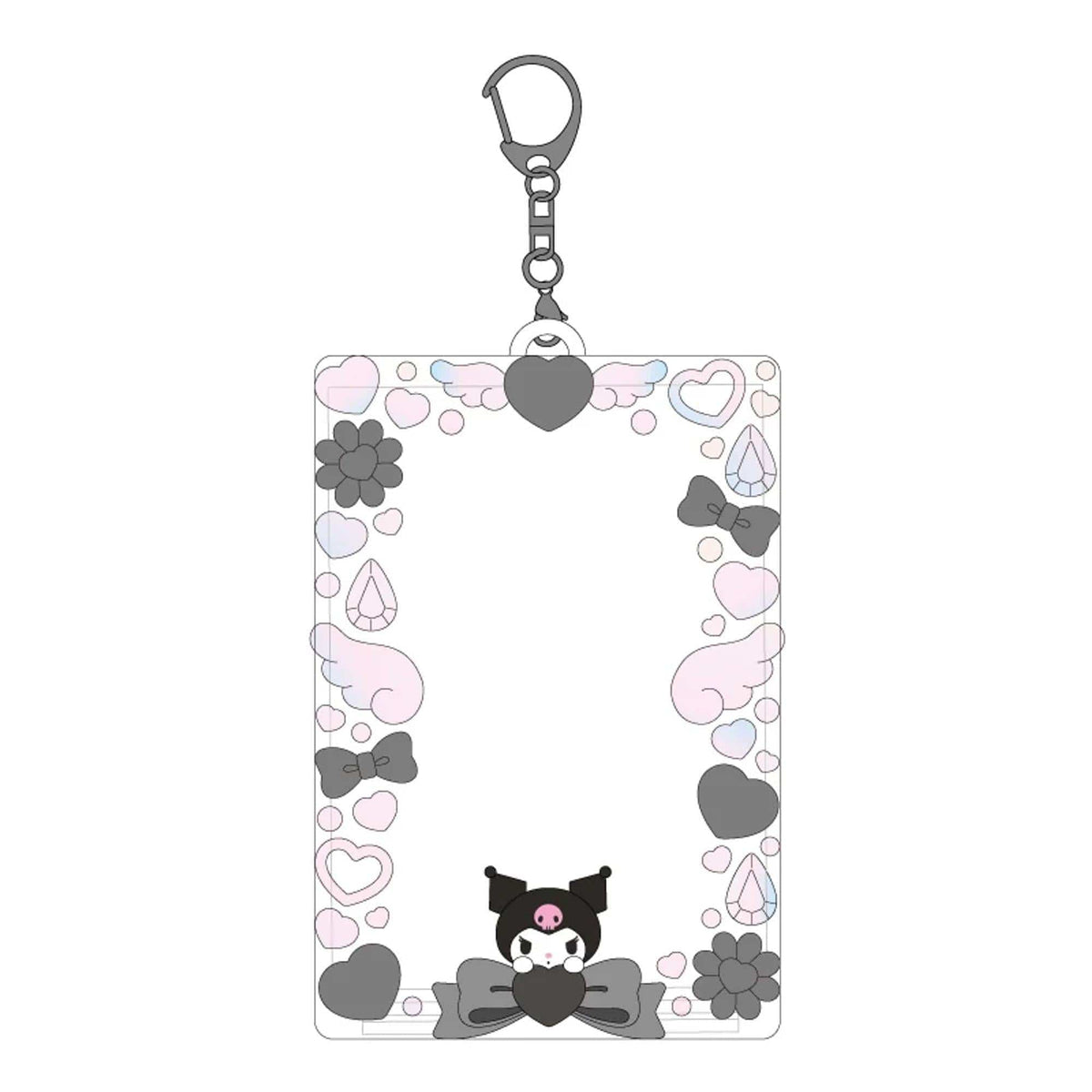 Kuromi Photocard Holder Keychain