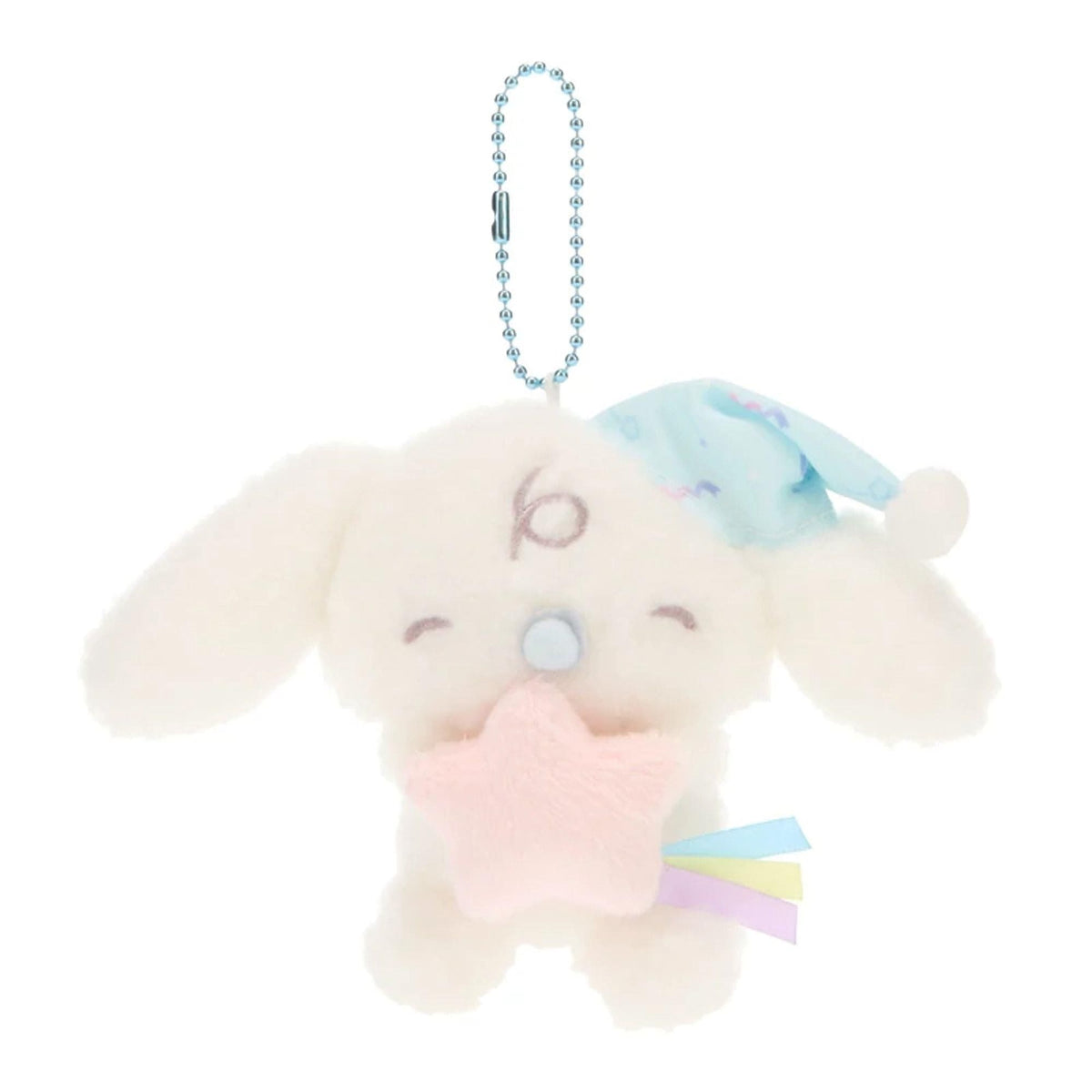 Sleepy Cinnamoroll Collection Milk Plush Keychain