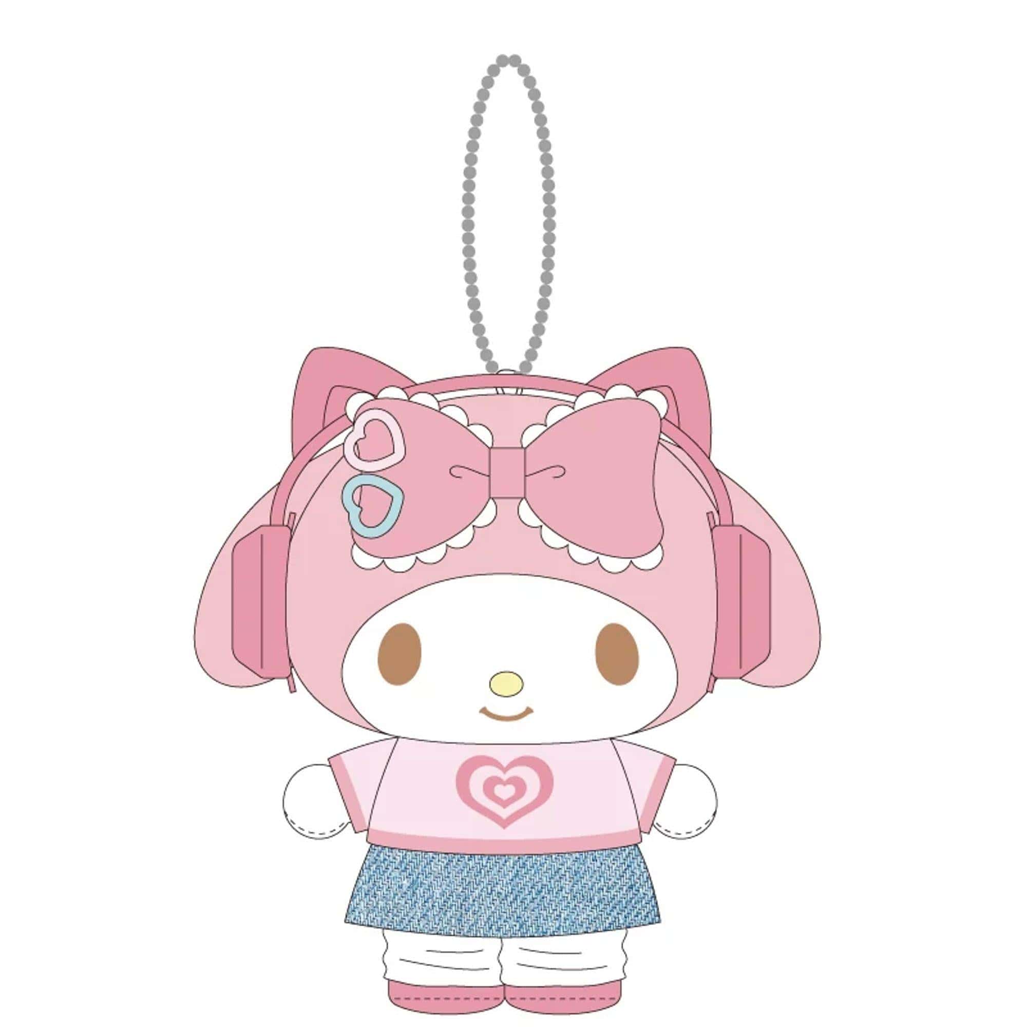 My Melody Sanrio Pop Stars Collection Plush Keychain