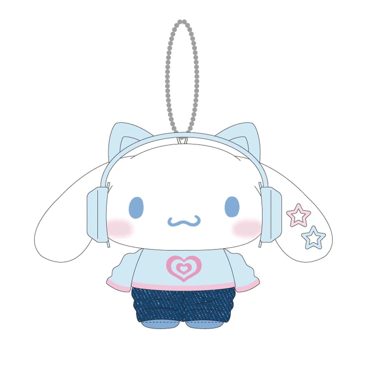 Cinnamoroll Sanrio Pop Stars Collection Plush Keychain