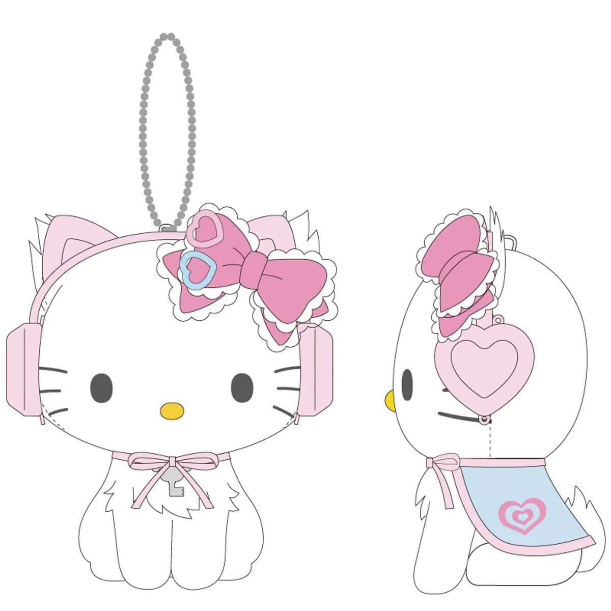 Charmmy Kitty Sanrio Pop Stars Collection Plush Keychain