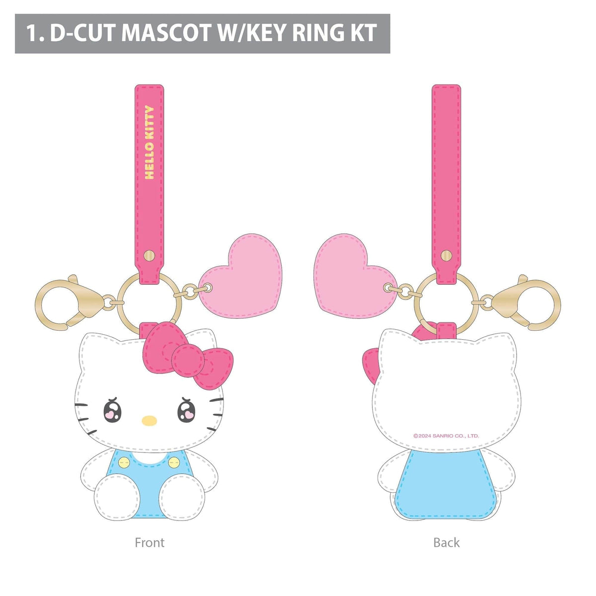 Hello Kitty Kawaii Love Keychain