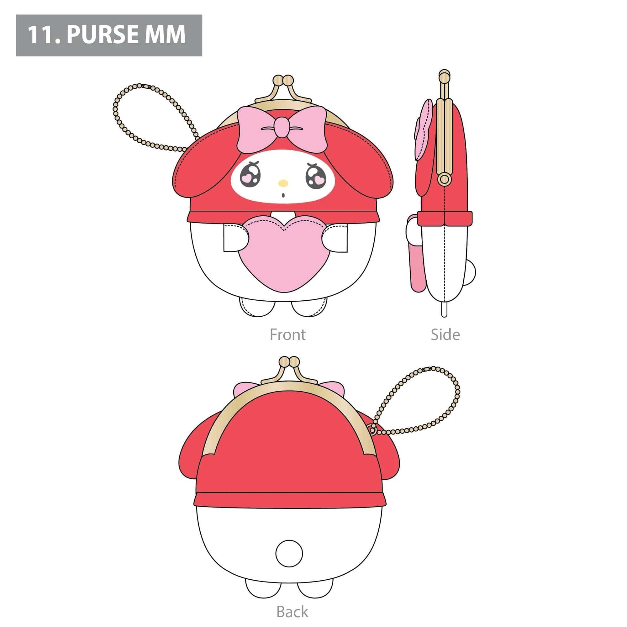 My Melody Kawaii Love Coin Purse