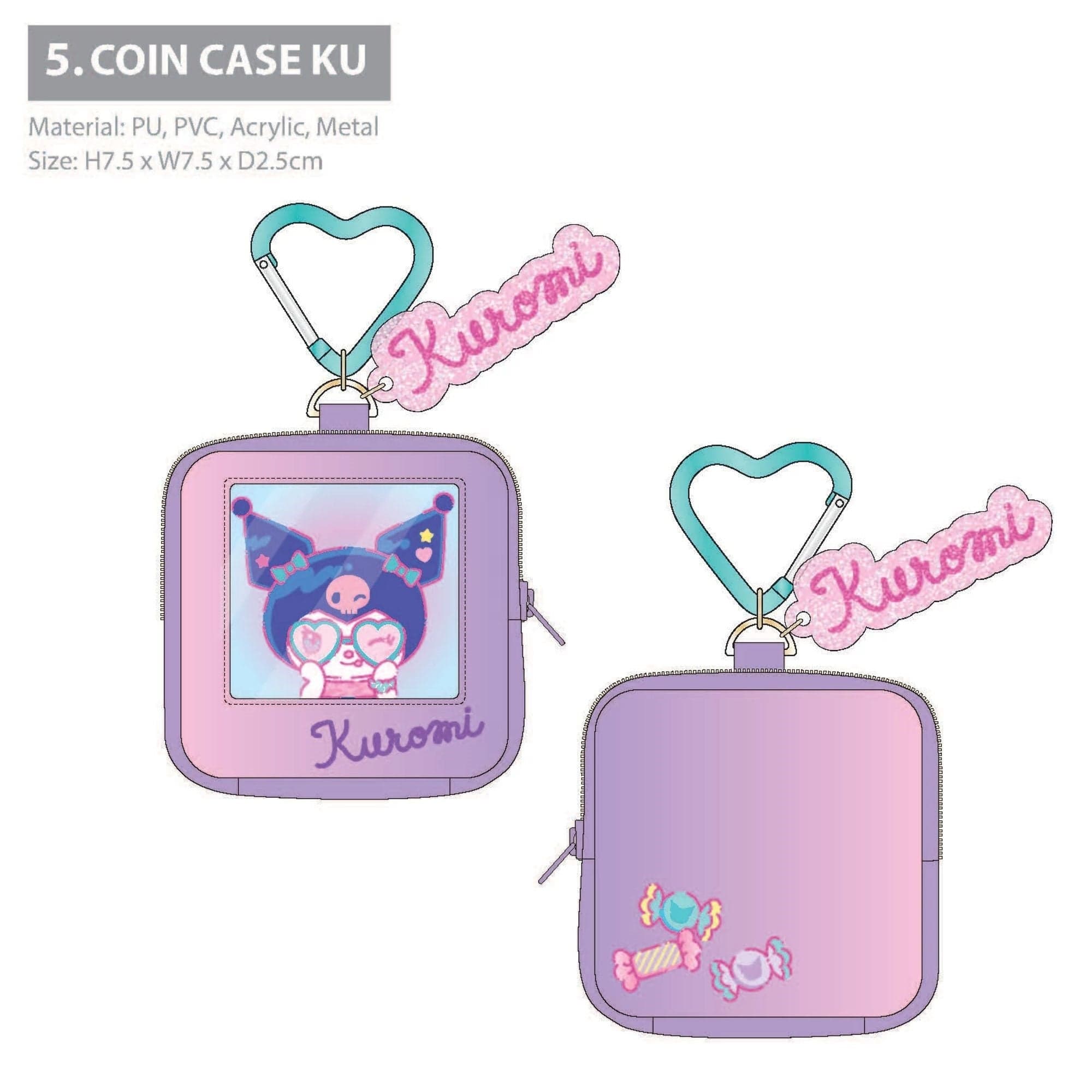 Kuromi Collection Collectible Coin Pouch