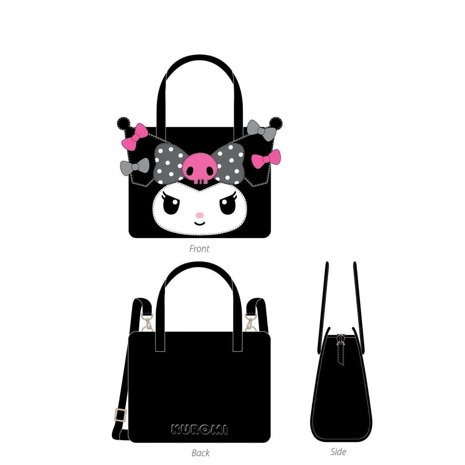 Kuromi Mini Handbag in Black (Dainty Doll Collection)