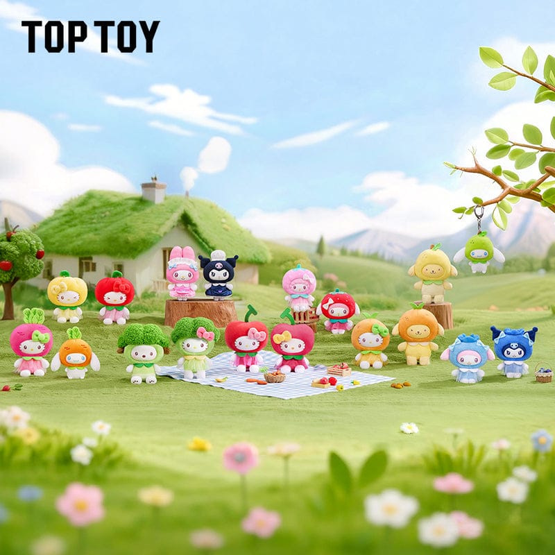 Sanrio Characters Fruit & Vegetable Series Mini Plush Charm Blind Box