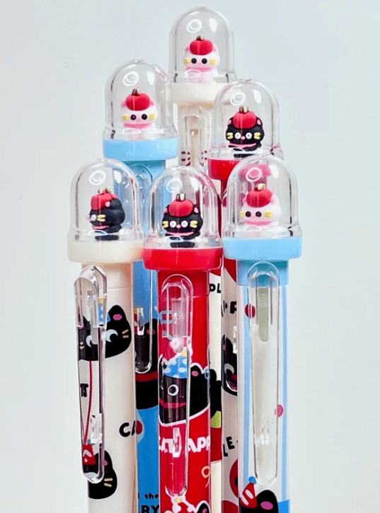 Apple Cat Retractable Gel Pen