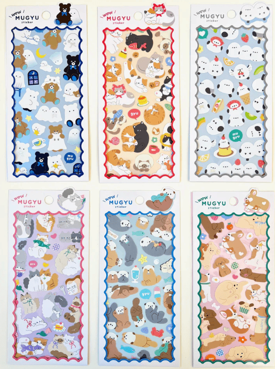 Cute Animals Assortment Stickers