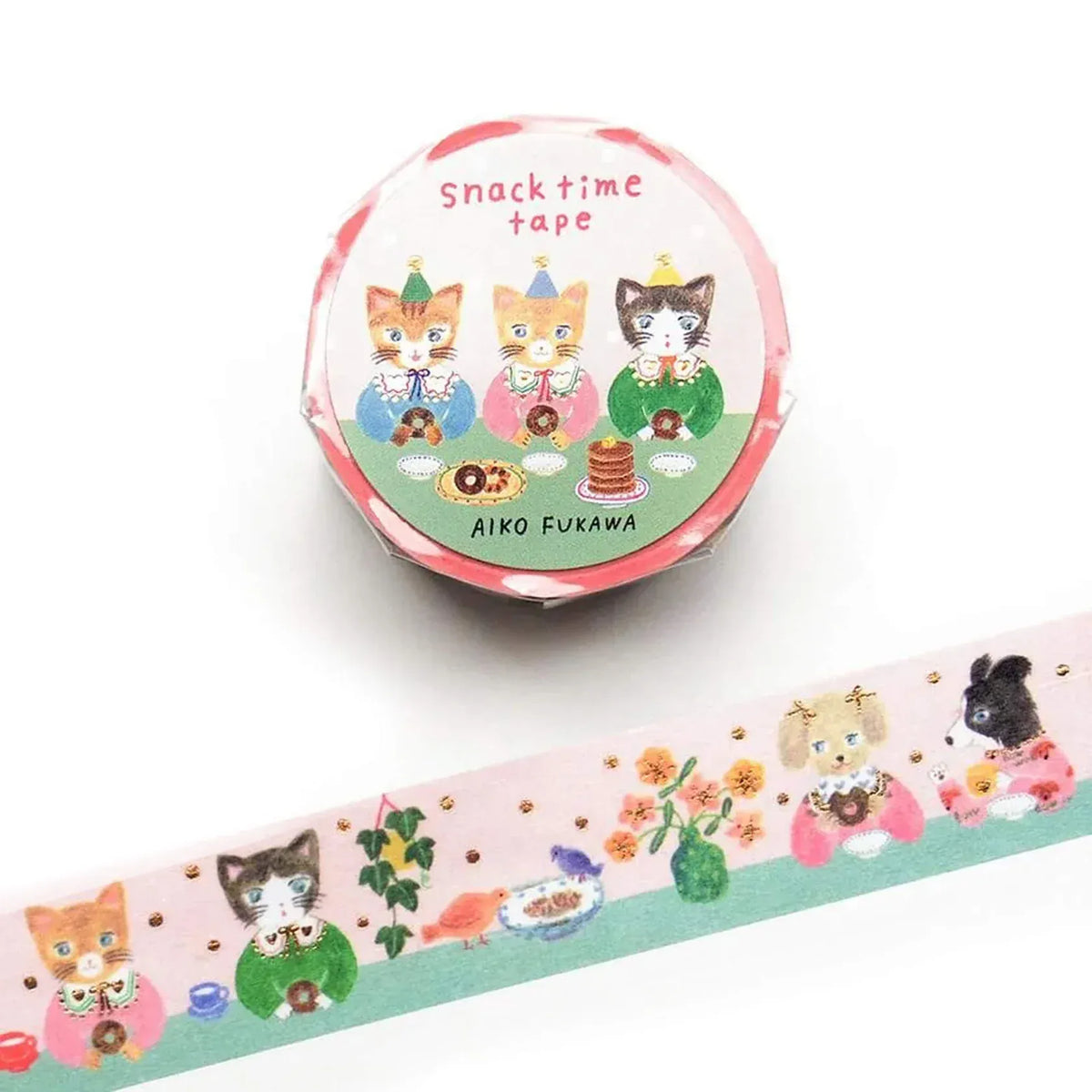 Foiled Snack Time Washi Tape