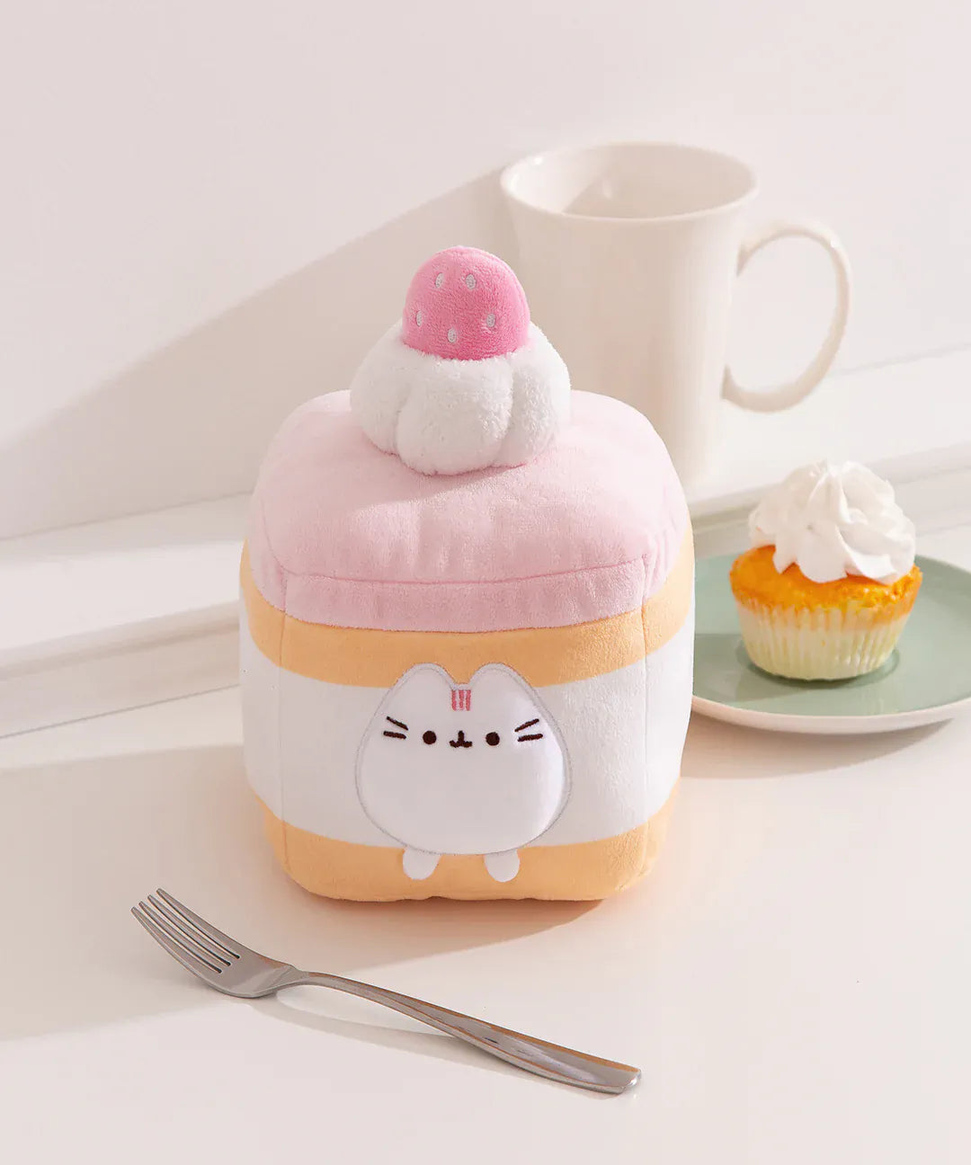 Pusheen Sweets Strawberry Sponge Cake 6" Plush
